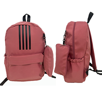 MOCHILA C/ ESTOJO 42X27/12,5CM SM0028 2 ROSA