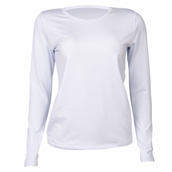 BLUSA UV FEM ADULTO CB0205 BRANCO D02