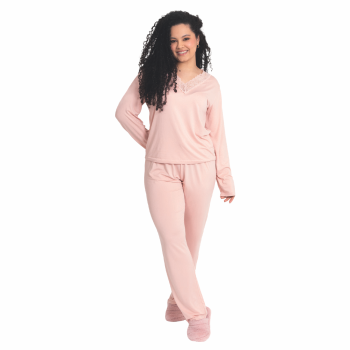 PIJAMA ADULTO CB0160 RENDA ROSE