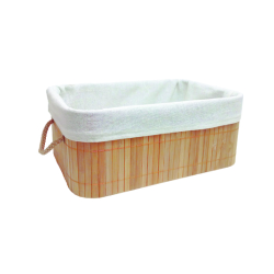 CESTA DESMONTAVEL C/ TECIDO  38X28X16CM DC0059