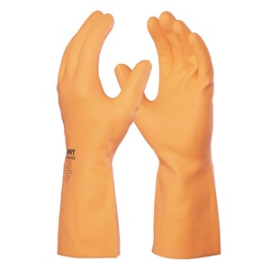 LUVA LATEX REFORCADO MAX ORANGE XG