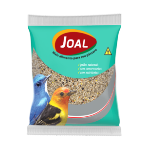 MISTURA PASSAROS EXOTICOS E COLEIRA 500G X 10 JOAL