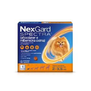 NEXGARD SPECTRA PP 0.50GR (CAES DE 2 A 3,5KG)