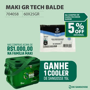 MAKI GR TECH BALDE 60X25GR