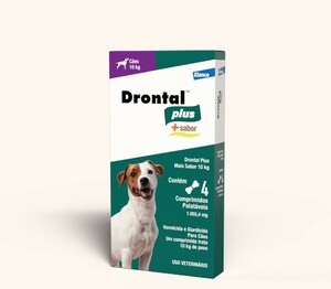 VERMIFUGO DRONTAL PLUS 10KG 4 TABL