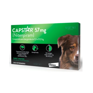 CAPSTAR 57 MG C/ 6 COMPRIMIDOS