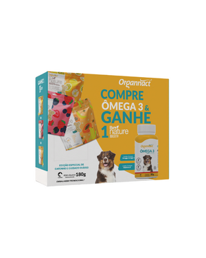 KIT OMEGA 3 DOG 1000MG + BE NATURE MARACUJA
