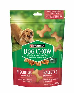 DOG CHOW BISCOITOS CAES ADULTOS SABOR FRANGO 300G