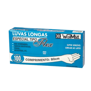 LUVA INSEMINACAO ESPECIAL FLEX 80 CM 100 UNIDADES