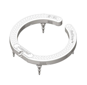 ARCO GOTEJADOR NETBOW 12CM 4 SAIDAS DENTADO CINZA