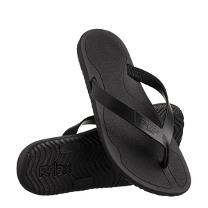 CHINELO CALFOR RELAX PRETO PRETA TIRA PTA 39.40 S.E.