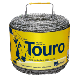 ARAME FARPADO TOURO 1,6MM 250MT PL - GERDAU