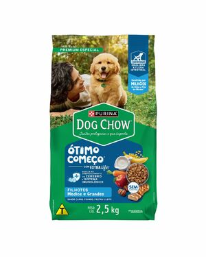 DOG CHOW FILHOTES MEDIOS E GRANDES 2,5KG