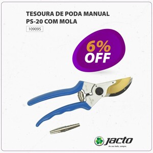 TESOURA DE PODA MANUAL PS-20 COM MOLA