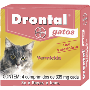 VERMIFUGO DRONTAL GATOS 4 COMP