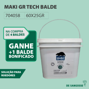 MAKI GR TECH BALDE 60X25GR