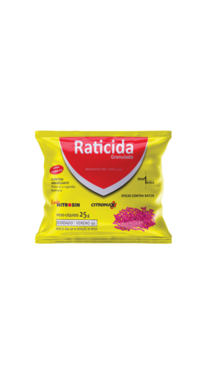 RATICIDA GRANULADO ROSA NITROSIN 80X25GR