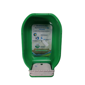 BEBEDOURO COM BOIA TAMPA RETRATIL VERDE 30 LITROS
