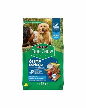 DOG CHOW FILHOTES MEDIOS E GRANDES 15KG