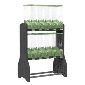 MOVEL DISPENSER PRO 10 X 40 LITROS - VERDE OLIVA