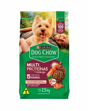 DOG CHOW MULTI PROTEINAS CAES ADULTOS 2,5KG