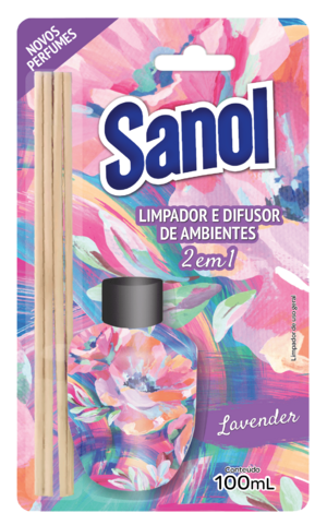 LIMPADOR DE SUPERFICIES E DIFUSOR LAVENDER 100ML