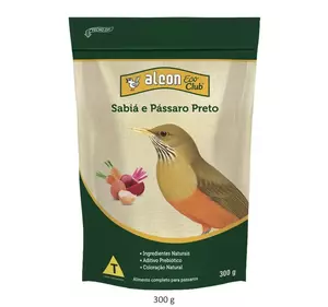 ALCON ECO CLUB SABIA E PASSARO PRETO 300G