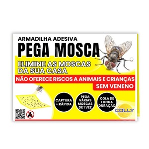 ARMADILHA ADESIVA PEGA MOSCA
