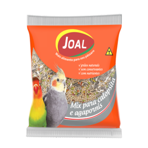 MISTURA CALOPSITA 500 GR EMBALAGEM 10 PACOTES