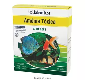 LABCON TEST AMONIA TOXICA - AGUA DOCE - 50 TESTES