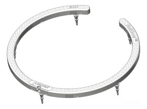 ARCO GOTEJADOR NETBOW AR 25CM 8 SAIDAS DENTADO CINZA
