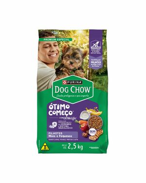 DOG CHOW FILHOTES MINI E PEQUENOS 2,5KG