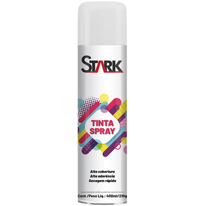 TINTA SPRAY STARK USO GERAL BRANCO FOSCO 400 ML