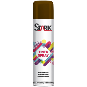 TINTA SPRAY STARK USO GERAL MARROM 400 ML