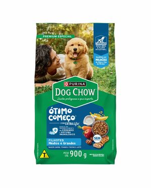 DOG CHOW FILHOTES MEDIOS E GRANDES 900G