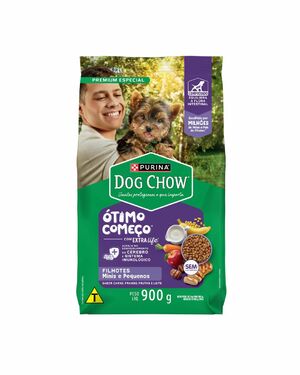 DOG CHOW FILHOTES MINI E PEQUENOS 900G